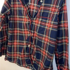 J. Crew Men's Multicolor Plaid Button Down Shirt